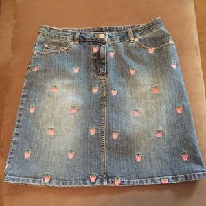 Lilly Pulitzer Blue Jean Mini Skirt - Size 6